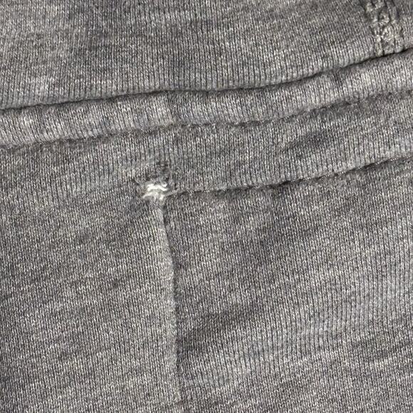 Vintage Y2K Abercrombie & Fitch Grey Hoodie Muscle Style Distressed #3 AF Logo - Picture 7 of 10